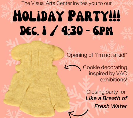 graphic for VAC holiday party