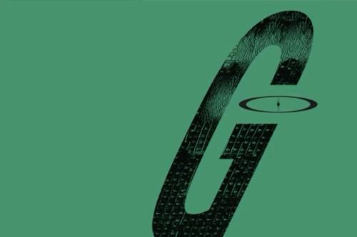 large letter G on green background